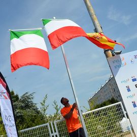 Des athlètes de haut niveau au stade nautique Youri Gagarine pour ces INAS Summer Games 2018, compétition européenne dont Villejuif accueillait les épreuves de natation.