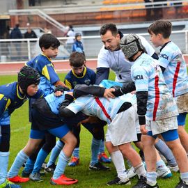 Le 1er tournoi d'école de rugby U10 (moins de 10 ans), organisé par le Rugby-Club du Val-de-Bièvre.