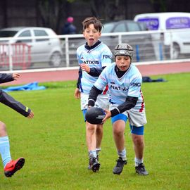 Le 1er tournoi d'école de rugby U10 (moins de 10 ans), organisé par le Rugby-Club du Val-de-Bièvre.