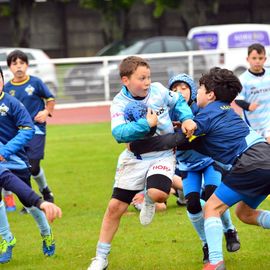 Le 1er tournoi d'école de rugby U10 (moins de 10 ans), organisé par le Rugby-Club du Val-de-Bièvre.