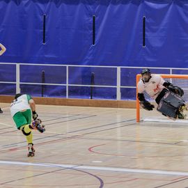Sacrés champions de France de Nationale 2 lors du dernier match de la saison, les joueurs de l'USV Roller - Rink-Hockeymontent en Nationale 1 – Elite ![Photos Alex Bonnemaison]