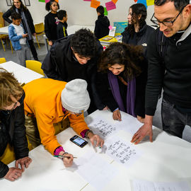 Samedi 20 janvier, la médiathèque Elsa Triolet et les Pulp Nord et Sud accueillaient spectacle, ateliers et jeux autour de la thématique du "corps dans tous ses états".[photos Fabrice Gaboriau]