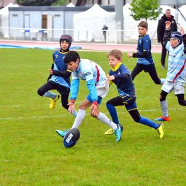 Le 1er tournoi d'école de rugby U10 (moins de 10 ans), organisé par le Rugby-Club du Val-de-Bièvre.