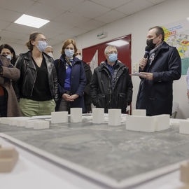 La Maison des Projets du quartier Lebon-Lamartine a été inaugurée le 31 janvier pour vous informer sur le projet de renouvellement urbain et accueillir des animations et permanences d'associations.[Photos Alex Bonnemaison]