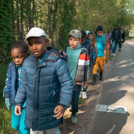 Pendant les vacances de printemps, les petits Villejuifois ont pu profiter de séjour au grand air: Nature et vie médiévale en Bourgogne pour les 6-11 ans et Nature et ferme en Seine-et-Marne pour les 4-6 ans.[photos Anja Simonet / Xiwen Wang]