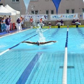 Des athlètes de haut niveau au stade nautique Youri Gagarine pour ces INAS Summer Games 2018, compétition européenne dont Villejuif accueillait les épreuves de natation.