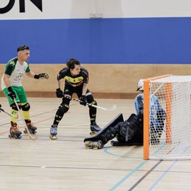 Sacrés champions de France de Nationale 2 lors du dernier match de la saison, les joueurs de l'USV Roller - Rink-Hockeymontent en Nationale 1 – Elite ![Photos Alex Bonnemaison]