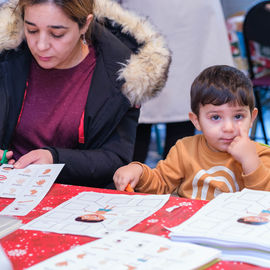 Pendant 2 semaines, la ville a choisi de mettre en valeur le droit à la santé des enfants avec des conférences et ateliers, des expos, des formations et de nombreuses animations et jeux pour les enfants et leurs parents.[photos Sylvie Grima / Lucile Cubin]