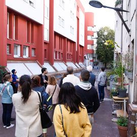 Balades urbaines architecturales, visite de l'Eglise et concert classique pour (re)découvrir Villejuif sous un nouvel angle.[Photos Lucile Cubin]