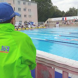 Des athlètes de haut niveau au stade nautique Youri Gagarine pour ces INAS Summer Games 2018, compétition européenne dont Villejuif accueillait les épreuves de natation.