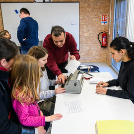 Samedi 20 janvier, la médiathèque Elsa Triolet et les Pulp Nord et Sud accueillaient spectacle, ateliers et jeux autour de la thématique du "corps dans tous ses états".[photos Fabrice Gaboriau]