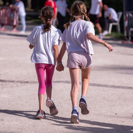 35e Corrida de Villejuif: les courses jeunes et familles et les animations de l'après-midi autour des jeux et du sport.[photos Sylvie Grima / Xiwen wang] 
