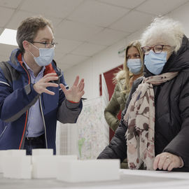 La Maison des Projets du quartier Lebon-Lamartine a été inaugurée le 31 janvier pour vous informer sur le projet de renouvellement urbain et accueillir des animations et permanences d'associations.[Photos Alex Bonnemaison]