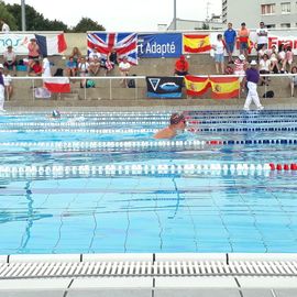 Des athlètes de haut niveau au stade nautique Youri Gagarine pour ces INAS Summer Games 2018, compétition européenne dont Villejuif accueillait les épreuves de natation.