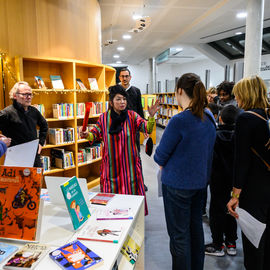 Samedi 20 janvier, la médiathèque Elsa Triolet et les Pulp Nord et Sud accueillaient spectacle, ateliers et jeux autour de la thématique du "corps dans tous ses états".[photos Fabrice Gaboriau]