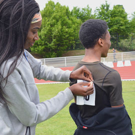 Le stade Louis Dolly a vibré devant les performances des athlètes lors du 1er Meeting (et pré-meeting) d'athlétisme organisé par la Ville et l'ASFI