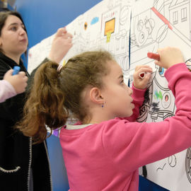 Pendant 2 semaines, la ville a choisi de mettre en valeur le droit à la santé des enfants avec des conférences et ateliers, des expos, des formations et de nombreuses animations et jeux pour les enfants et leurs parents.[photos Sylvie Grima / Lucile Cubin]