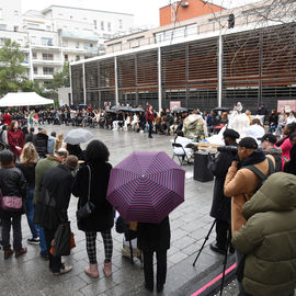 Les jeunes talents Villejuifois, Ted et Roby Kipré, ont présenté leurs créations, 20 looks inédits, au cours d'un défilé dans la ville.