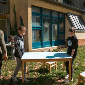 Pendant les vacances de printemps, les petits Villejuifois ont pu profiter de séjour au grand air: Nature et vie médiévale en Bourgogne pour les 6-11 ans et Nature et ferme en Seine-et-Marne pour les 4-6 ans.[photos Anja Simonet / Xiwen Wang]