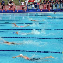 Des athlètes de haut niveau au stade nautique Youri Gagarine pour ces INAS Summer Games 2018, compétition européenne dont Villejuif accueillait les épreuves de natation.