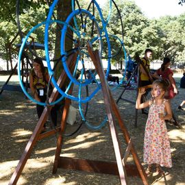 Le 1er village Villejuif respire 2022 s'est installé dans le parc des Hautes-Bruyères et dans la cité du Vercors, avec son lot d'animations et la fête du 13 juillet![Photos Lucile Cubin / Direction de la Communication]