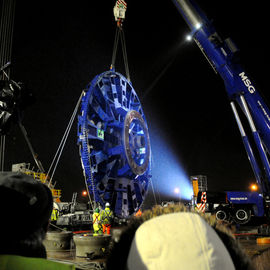 Samedi 3 février était inauguré et baptisé à Champigny-sur-Marne Steffie-Orbival, le tunnelier chargé de creuser le 1er tronçon de 7 km de la ligne 15 Sud du Grand Paris Express.