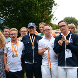 Des athlètes de haut niveau au stade nautique Youri Gagarine pour ces INAS Summer Games 2018, compétition européenne dont Villejuif accueillait les épreuves de natation.