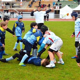 Le 1er tournoi d'école de rugby U10 (moins de 10 ans), organisé par le Rugby-Club du Val-de-Bièvre.