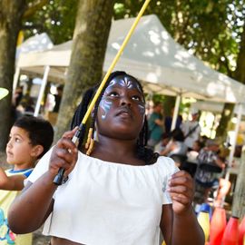Le 1er village Villejuif respire 2022 s'est installé dans le parc des Hautes-Bruyères et dans la cité du Vercors, avec son lot d'animations et la fête du 13 juillet![Photos Lucile Cubin / Direction de la Communication]