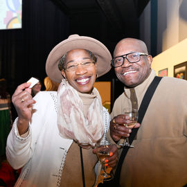 Samedi 20 janvier, toute la population de Villejuif était invitée à débuter l'année dans la convivialité autour d'un buffet, d'un moment musical et de la mise à l'honneur du monde sportif.[photos Lucile Cubin]