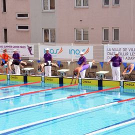 Des athlètes de haut niveau au stade nautique Youri Gagarine pour ces INAS Summer Games 2018, compétition européenne dont Villejuif accueillait les épreuves de natation.