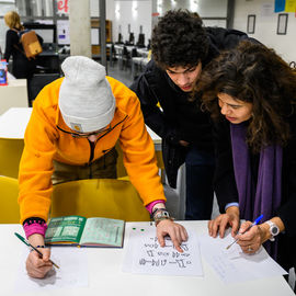 Samedi 20 janvier, la médiathèque Elsa Triolet et les Pulp Nord et Sud accueillaient spectacle, ateliers et jeux autour de la thématique du "corps dans tous ses états".[photos Fabrice Gaboriau]