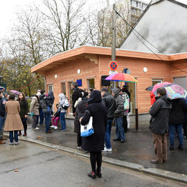 Samedi 23 novembre ont été inaugurés le jardin municipal des Plantes, nouveau parc de 3200m2 avenue de la République, et la Maison de la Nature, rue René Hamon.