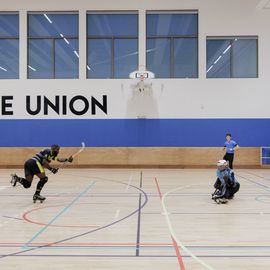 Sacrés champions de France de Nationale 2 lors du dernier match de la saison, les joueurs de l'USV Roller - Rink-Hockeymontent en Nationale 1 – Elite ![Photos Alex Bonnemaison]