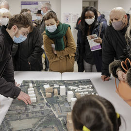 La Maison des Projets du quartier Lebon-Lamartine a été inaugurée le 31 janvier pour vous informer sur le projet de renouvellement urbain et accueillir des animations et permanences d'associations.[Photos Alex Bonnemaison]