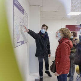 La Maison des Projets du quartier Lebon-Lamartine a été inaugurée le 31 janvier pour vous informer sur le projet de renouvellement urbain et accueillir des animations et permanences d'associations.[Photos Alex Bonnemaison]