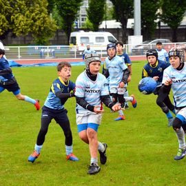 Le 1er tournoi d'école de rugby U10 (moins de 10 ans), organisé par le Rugby-Club du Val-de-Bièvre.